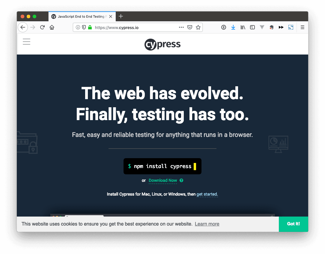 The Holy Grail: Cypress.io, Browsersync automatically rerun tests