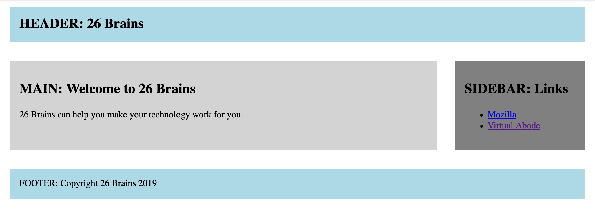 CSS Grid example